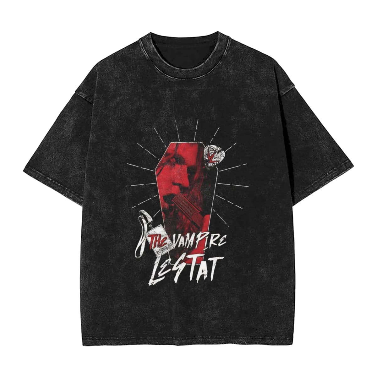 Men's The Vampire Lestat T-Shirts Top Tees Beach Y2K Casual Short-Sleeve T Shirt Crewneck Trending Casual Tee Shirt Cheap