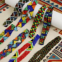 5/10Pcs/Lot Fashion Elegant Charm Ethnic Resin Beads Multicolor Elastic Necklaces For Women Boho Multilayer Jewelry Party Gifts