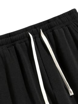 Men's all-season jogging loose-fitting casual pants - solid color, comfortable straight-leg athletic casual pants men clothing
