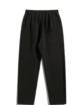 Men's all-season jogging loose-fitting casual pants - solid color, comfortable straight-leg athletic casual pants men clothing
