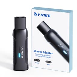 12V/3.5V Upgrade Type-C Shaver Charger Adapter for Braun 3/5/6/7/9/XT5 Series Electric Shaver, Razor Charger Converter