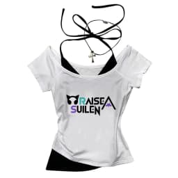 Bang Dream crop top gothic Slim Fit Cute 2025 Streetwear Fairy cute coquette 2000s woman top