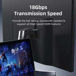 CABLETIME Type C HDMI Cable 4K 60Hz USB C to HDMI Thunderbolt 3 for Samsung Huawei MacBook Pro Air iPhone 17 16 C to HDMI