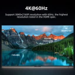 CABLETIME Type C HDMI Cable 4K 60Hz USB C to HDMI Thunderbolt 3 for Samsung Huawei MacBook Pro Air iPhone 17 16 C to HDMI
