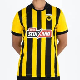 2026 AEK Athens Home Football Jersey Greek Jersey Autumn Sports Dry Quickly Men's T-Shirt Children's Clothing Tee Y2k Woman