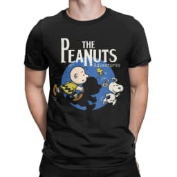 Snoopy Beagle Scouts Tshirts Men's Cotton Clothes Harajuku Cartoon Crewneck Short Sleeve