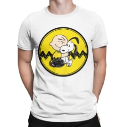 Snoopy Beagle Scouts Tshirts Men's Cotton Clothes Harajuku Cartoon Crewneck Short Sleeve