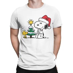 Snoopy Beagle Scouts Tshirts Men's Cotton Clothes Harajuku Cartoon Crewneck Short Sleeve