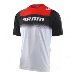 2026 Sram-Long Sleeve Motocross Jersey for Men, Downhill Cycling Jersey, Motorcycle T-shirts, Off-road Bicycle, Polyester, New