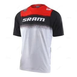 2026 Sram-Long Sleeve Motocross Jersey for Men, Downhill Cycling Jersey, Motorcycle T-shirts, Off-road Bicycle, Polyester, New