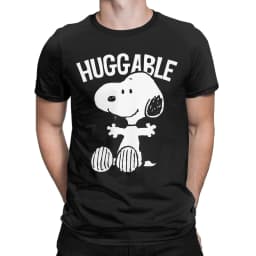 Snoopy Charlie Moonlit Cycling T Shirts for Men Women Cotton Vintage T-Shirt Round Neck Tee Shirt Short Sleeve Clothing