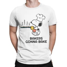 Snoopy Charlie Moonlit Cycling T Shirts for Men Women Cotton Vintage T-Shirt Round Neck Tee Shirt Short Sleeve Clothing
