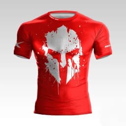 Summer new style Spartan helmet 3D printed men's T-shirt for boxing and fitness,daily outdoor activities.Quick-drying.Streetwear