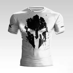 Summer new style Spartan helmet 3D printed men's T-shirt for boxing and fitness,daily outdoor activities.Quick-drying.Streetwear