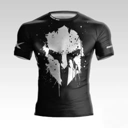 Summer new style Spartan helmet 3D printed men's T-shirt for boxing and fitness,daily outdoor activities.Quick-drying.Streetwear