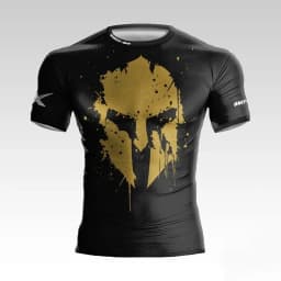 Summer new style Spartan helmet 3D printed men's T-shirt for boxing and fitness,daily outdoor activities.Quick-drying.Streetwear