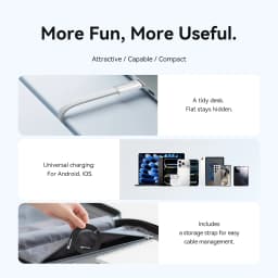 Vention Cable USB C to Type C 3A Ultra Thin Cable PD60W Fast Charging Cord Type-C Wire for iPhone 17 16 15 Samsung S24 Xiaomi 17