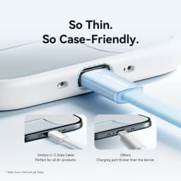 Vention Cable USB C to Type C 3A Ultra Thin Cable PD60W Fast Charging Cord Type-C Wire for iPhone 17 16 15 Samsung S24 Xiaomi 17