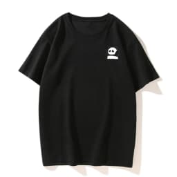 Interesting Cartoon Surrender Panda Print Couple T-shirt Tee Top Casual Loose Short Sleeve Tshirt For Lover Gift