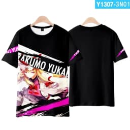 Summer Game TouHou Project Yakumo Yukari Print T Shirts 3D Printed Men/Women Short Sleeve Cartoon T-Shirt Fashion Harajuku Tops