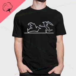 S-5XL La Linea The Line Osvaldo Cavandoli TV Men's And Women's Style Street T-shirt Summer Fashion Casual 100% Cotton T-shirt