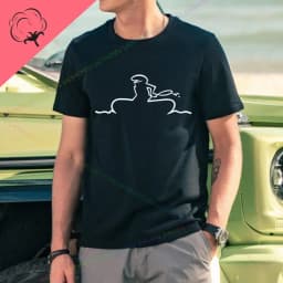 S-5XL La Linea The Line Osvaldo Cavandoli TV Men's And Women's Style Street T-shirt Summer Fashion Casual 100% Cotton T-shirt