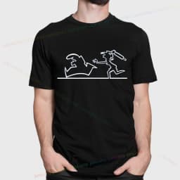 S-5XL La Linea The Line Osvaldo Cavandoli TV Men's And Women's Style Street T-shirt Summer Fashion Casual 100% Cotton T-shirt