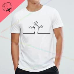 S-5XL La Linea The Line Osvaldo Cavandoli TV Men's And Women's Style Street T-shirt Summer Fashion Casual 100% Cotton T-shirt