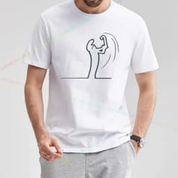 S-5XL La Linea The Line Osvaldo Cavandoli TV Men's And Women's Style Street T-shirt Summer Fashion Casual 100% Cotton T-shirt