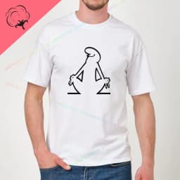 S-5XL La Linea The Line Osvaldo Cavandoli TV Men's And Women's Style Street T-shirt Summer Fashion Casual 100% Cotton T-shirt