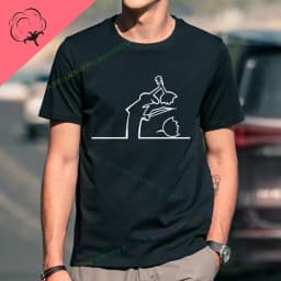 S-5XL La Linea The Line Osvaldo Cavandoli TV Men's And Women's Style Street T-shirt Summer Fashion Casual 100% Cotton T-shirt