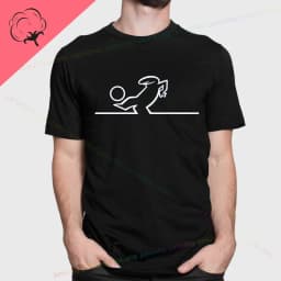 S-5XL La Linea The Line Osvaldo Cavandoli TV Men's And Women's Style Street T-shirt Summer Fashion Casual 100% Cotton T-shirt