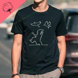 S-5XL La Linea The Line Osvaldo Cavandoli TV Men's And Women's Style Street T-shirt Summer Fashion Casual 100% Cotton T-shirt