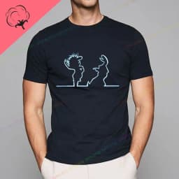 S-5XL La Linea The Line Osvaldo Cavandoli TV Men's And Women's Style Street T-shirt Summer Fashion Casual 100% Cotton T-shirt