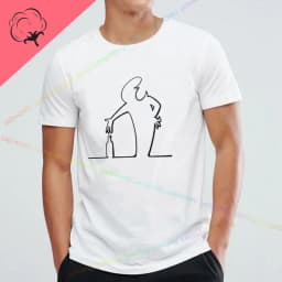 S-5XL La Linea The Line Osvaldo Cavandoli TV Men's And Women's Style Street T-shirt Summer Fashion Casual 100% Cotton T-shirt