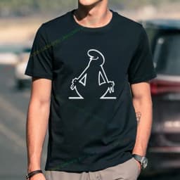 S-5XL La Linea The Line Osvaldo Cavandoli TV Men's And Women's Style Street T-shirt Summer Fashion Casual 100% Cotton T-shirt
