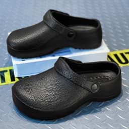 Fashionable Unisex Solid Color Shoes for the Food Industry, Comfortable, Lightweight, Durable, Waterproof, Suitable for Kitchens and Hospitals, Casual Soft Slip-On Flat Shoes