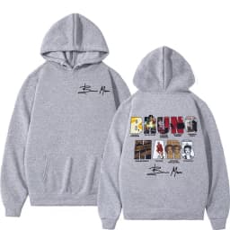 Bruno Mars The Romantic 2026 Album Cover Hoodies Men Women Fashion Hip Hop Streetwear Sweatshirt Fleece Cozy Oversized Pullovers
