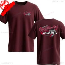 Amazing New Gas Monkeys Garage Summer Casual Cotton Short-sleev Essential Double-sided Gas Monkeys Garage Male Cotton T Shirt