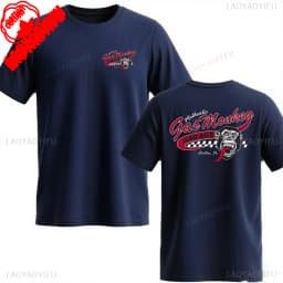 Amazing New Gas Monkeys Garage Summer Casual Cotton Short-sleev Essential Double-sided Gas Monkeys Garage Male Cotton T Shirt