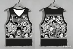 Adult and Children 'One Piece' Multi-character 3D Printed Sports Casual Anime Vest, Pairs Very Well with Pants or Shorts