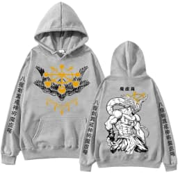 Anime Jujutsu-Kaisen Mahoraga Hoodie Man Woman Harajuku Long Sleeve Pullover Tops