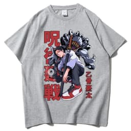 2026 New Jujutsu Kaisen Yuta Okkotsu Printed Short Sleeve T-shirt Men's and Women's T-shirt Men's Top Sports T-shirt Harajuku