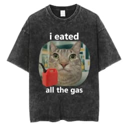 Wash More Spaghetti Less Upsetti Funny Cat Meme Tshirt Men Women Kawaii Cute T Shirt Oversized Cotton Cat Lover Tees Streetwear
