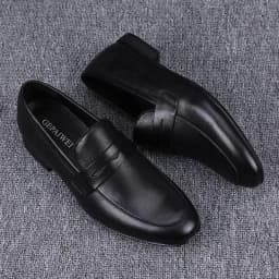 2026 New Soft Leather Men Loafers Slip On Casual Business Driving Shoes Round Toe