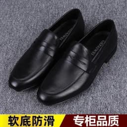 2026 New Soft Leather Men Loafers Slip On Casual Business Driving Shoes Round Toe