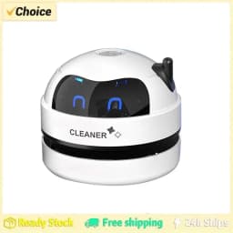 Mini Desktop Vacuum Cleaner USB Rechargeable Wireless Car Dust Cleaner with Detachable Nozzle Portable Cleaning Tools