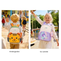 SUN EIGHT 2026 New Cartoon Backpacks Small Satchel For Kindergarden Students Strong Fabric