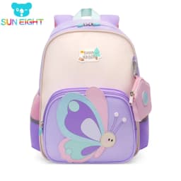 SUN EIGHT 2026 New Cartoon Backpacks Small Satchel For Kindergarden Students Strong Fabric