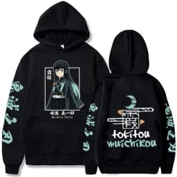 2026 New Demon Slayer Graphic Printed Hoodie Sweatshirt Men's and Women's Hoodie Men's Tops Sports Hoodie Harajuku Y2K Hoodie